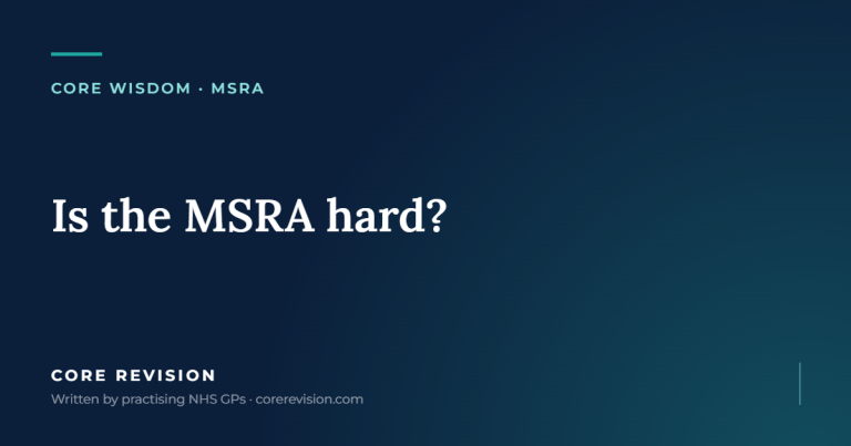 Core Revision article card: Is the MSRA hard?
